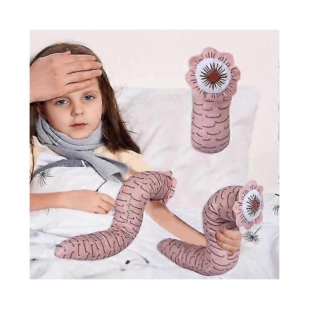Peluche Vers des Sables Inspirée de Dune - Créature Rouge Douce pour Décoration Intérieure, Cadeau pour Enfants, Adultes et Fans du Film