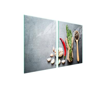 Glass Protective Plate for the Stove 2x45x52 Kitchen