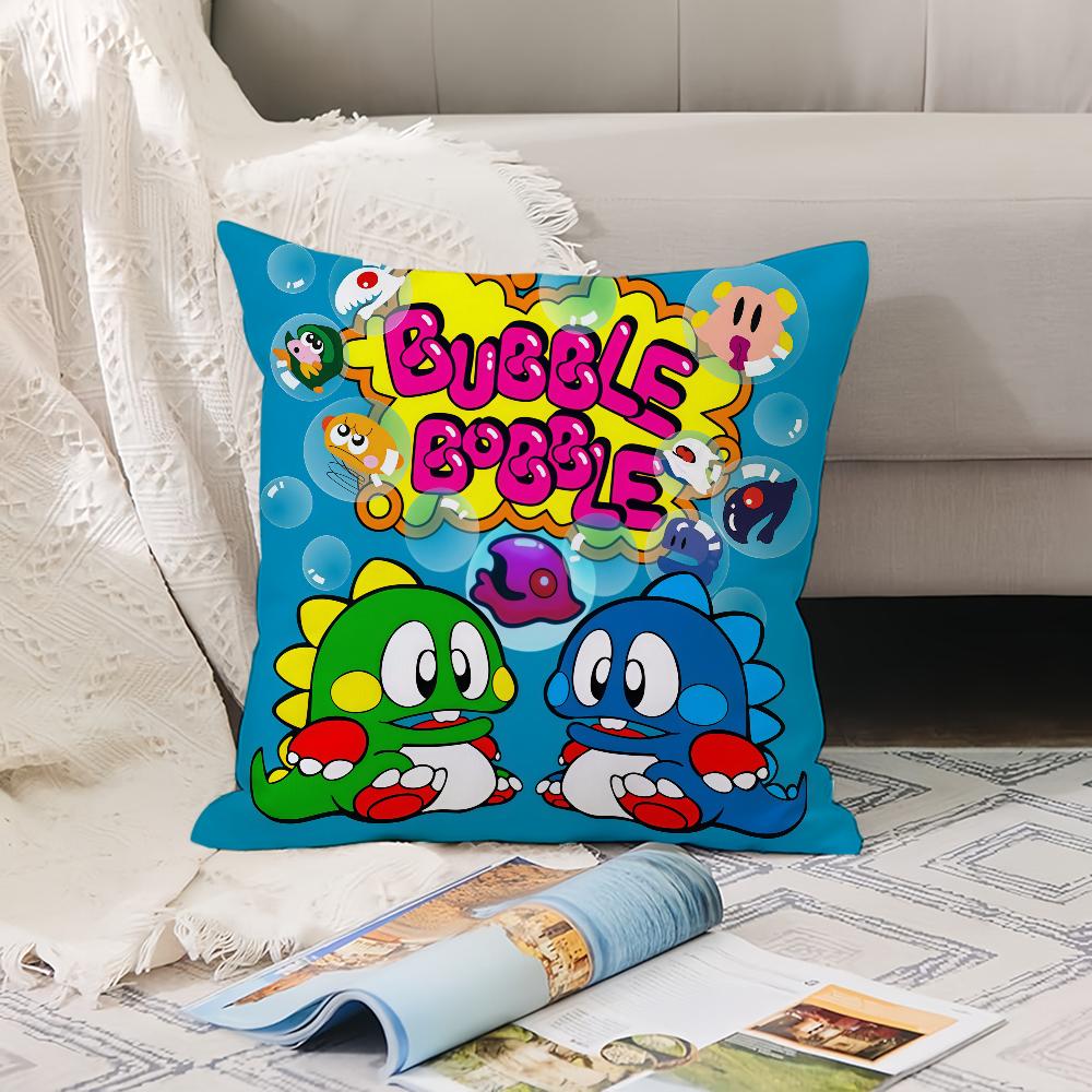 Cartoon Cute B-Bubble B-Bobble Pillow Case Office Cushions Suitable For Sofa Car Bedroom Decorative Cushion Cover