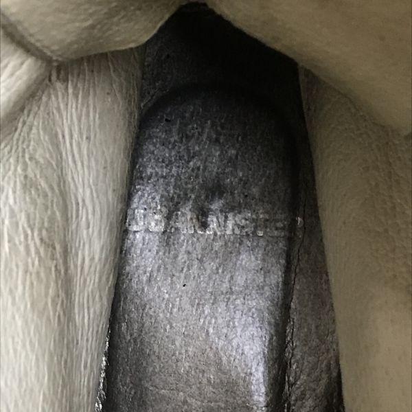 Au BANNISTER Genuine Leather Lace Up Short Boots Beige Women’s Size 23.5 24.5(USED)