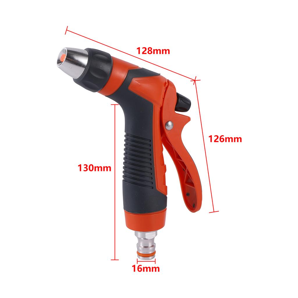 High Pressure Garden Hose Spray Gun Adjustable Sprinkle Nozzle for Cleaning Car Watering Flower Plant Showering Pets Car Wash
