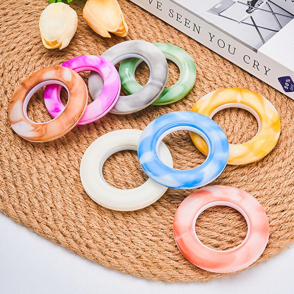 

Modern Plastic Curtain Ring Thickened Roman Circle Minimalist Grommet Top