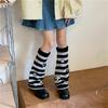 Star Striped Leg Warmers for Women-Lolita Boot Stockings 80s Party Legwarmers