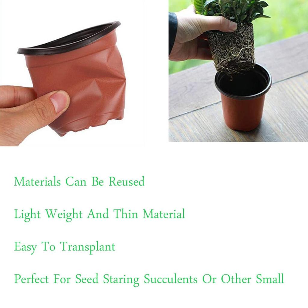 20PC Seed Starting Pot Flower Plant Container For Succulents Seedlings