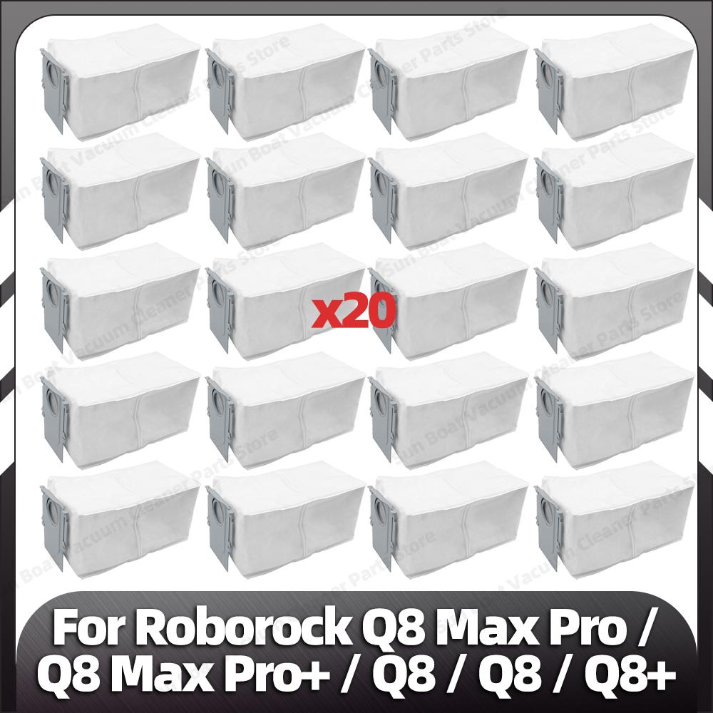 Compatible for Roborock Q8 Max Pro / Q8 Max Pro+/ Q8 / Q8 / Q8+ Main Side Brush HEPA Filter Mop Pad Dust Bag Spare Parts