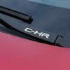 AAAS1 Car Window Wiper Stickers Metal Emblem Car Logo Sticker for Toyota C-HR CHR Auto Decor Accessories
