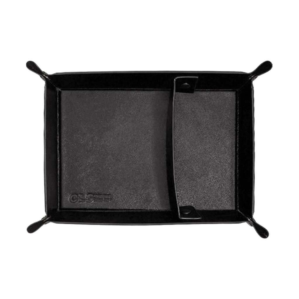 Genuine Leather Storage Tray, Chic Desk Accessory for Men and Women