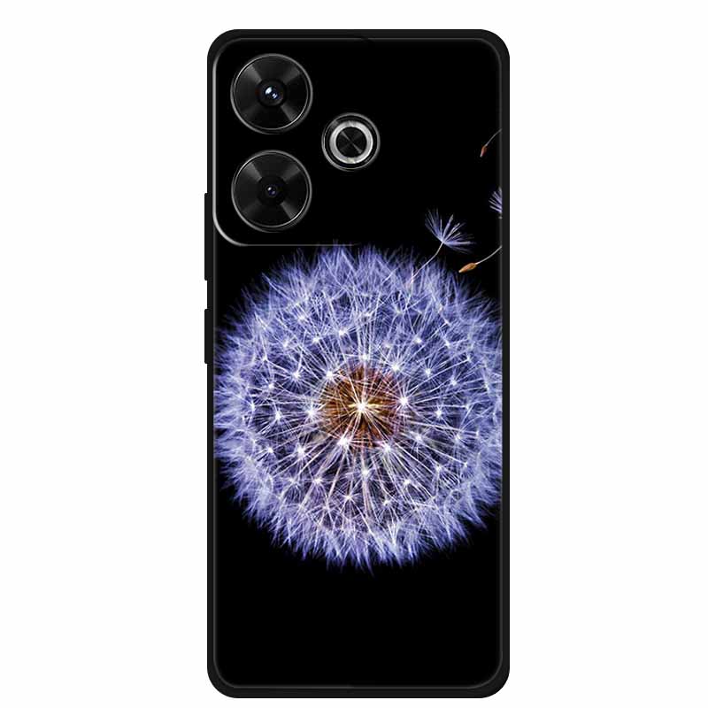 Phone Case For POCO M6 4G Back Cover Case M6Plus Black Silicone Soft Coque For Xiaomi Redmi 13 13x Poco M6 Plus Case M 6 Plus