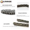 LINGQI 25H Chains Scooter Bike Transmission Drive Chain 94 96 98 120 124 138 168L For Pit Dirt Bike Mini Moto Electroc Vehicle
