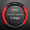 38cm Carbon Fiber PVC Leather Car Steering Wheel Cover for 2016 2017 CRV Pilot Accord Civic Fit Freed Car Accessories