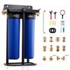Deionized Water System for Car Wash, Spotless Car Wash Water System with 2 X 4L DI Resin, TDS Meter & Bypass Valve, Spot-Free Deionized Water Filter