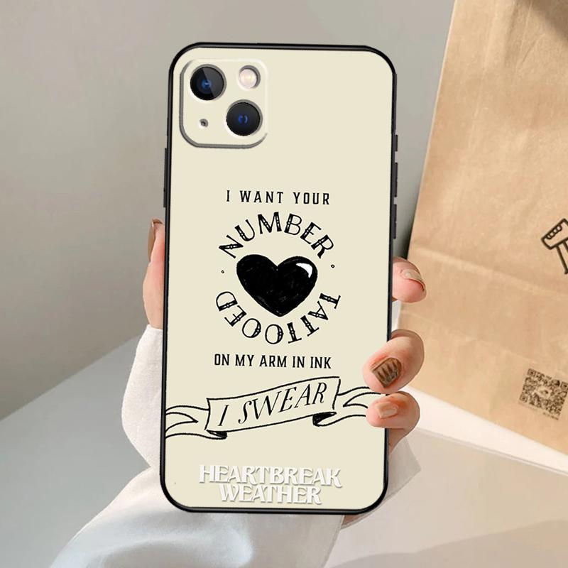 Niall Horan Heartbreak weather Phone Case For iPhone 17 Air 16 15 14 11 12 13 Pro Max 12 13 mini 15 16 Plus 16e Cover Coque
