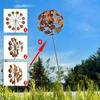 Rust Decoration for Garden Stake Metal Flower Garden Decoration Rust Trellis Flower Bed Stake Pot Stake Natural