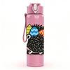 1PC Easter Hedgehog Egg 750ml Color Plastic Sports Water Bottle Leakproof Flip Straw Lid Suitable for Sports Office Home Use
