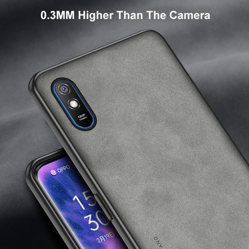 For Xiaomi Redmi 9A Case Luxury PU Leather Phone Case For Redmi 9i 9AT Back Cover Silicone Shockproof Full Protection Coque