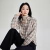 SOFSIL Winter Plaid Thickened Long-Sleeve Casual Shirt