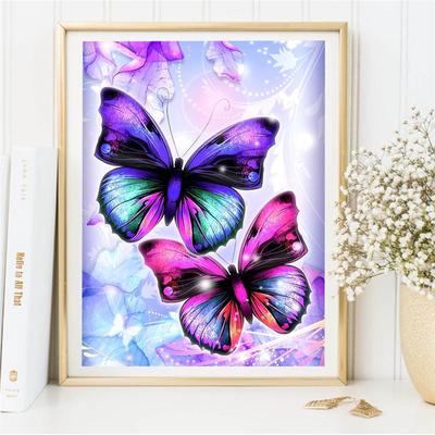 Volle 30X40CM 5D Diy Diamant malerei Farbe schmetterling Stickerei Kreuz Stich Home Decor Handmade