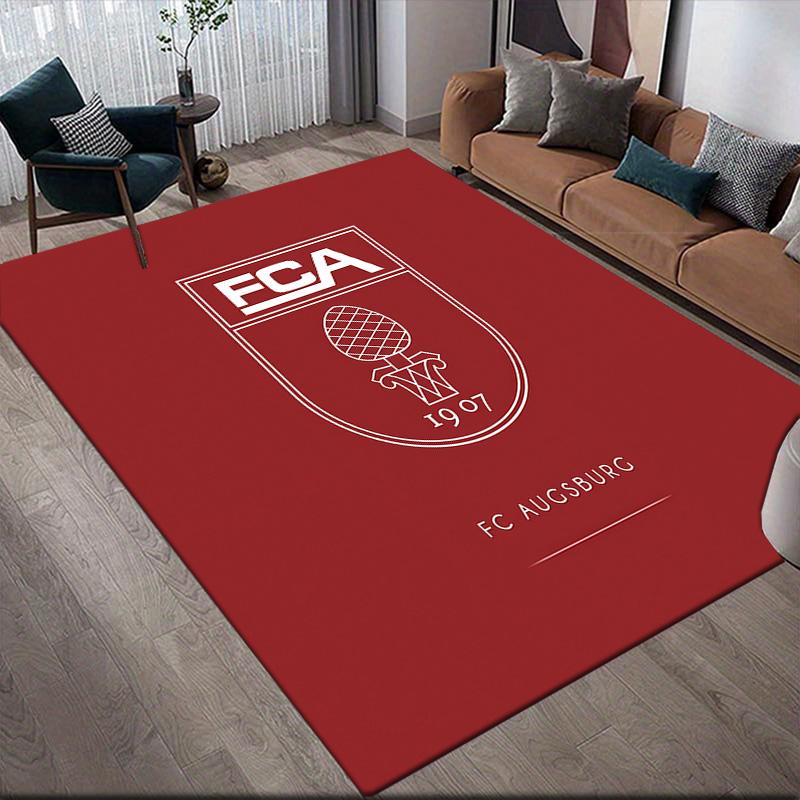 Deportivo La Coruna Flannel Pattern Square Carpet,Area Rug,Carpet Rug for Living Room Bedroom Sofa Playroom Decor,Non-slip Floor Mat