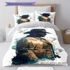 Arthur Morgan Poster Bedding Quilt Set Quilt Cover Pillowcase Home Decoration Birthday Gift (1 * Duvet Cover + 2 * Pillowcase, Without Core)
