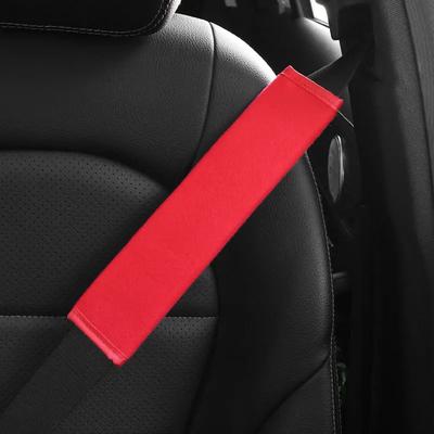 Universal Fit Soft Fleece Car Seat Belt Pads Cover, Safety Belt Shoulder Cushion Protector Cotton Interior Accessories