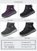 Zhang Kaili Damen Winter High-Top Samtgefütterte Rutschfeste Schneestiefel für Mütter mittleren Alters