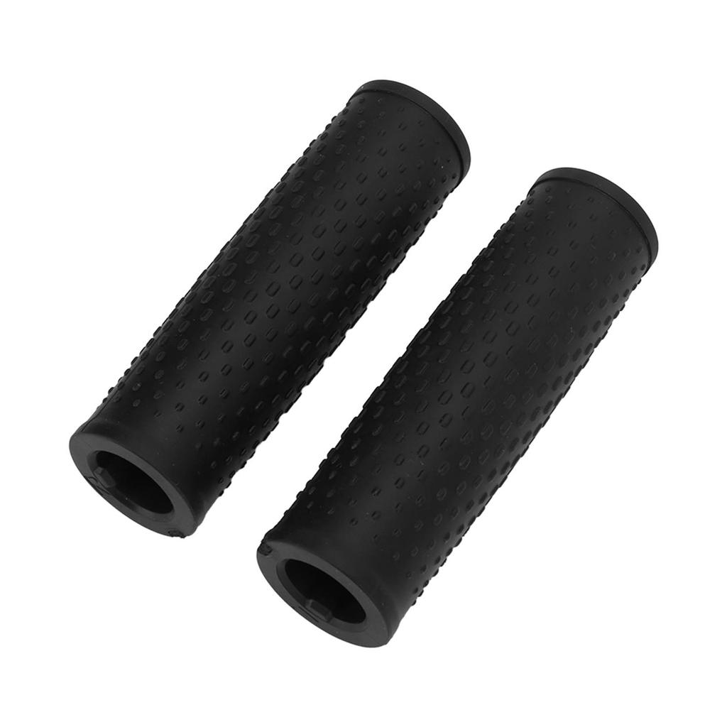 2Pcs Scooter Rubber Handle Grip Cover Rubber Handlebar Grips for Xiaomi M365 PROBlack