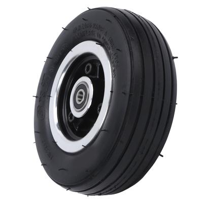 צמיג מלא 6 אינץ' סט גלגלים וצמיגים 6 X 2 עם חישוקי סגסוגת לאביזרי קורקינט חשמלי