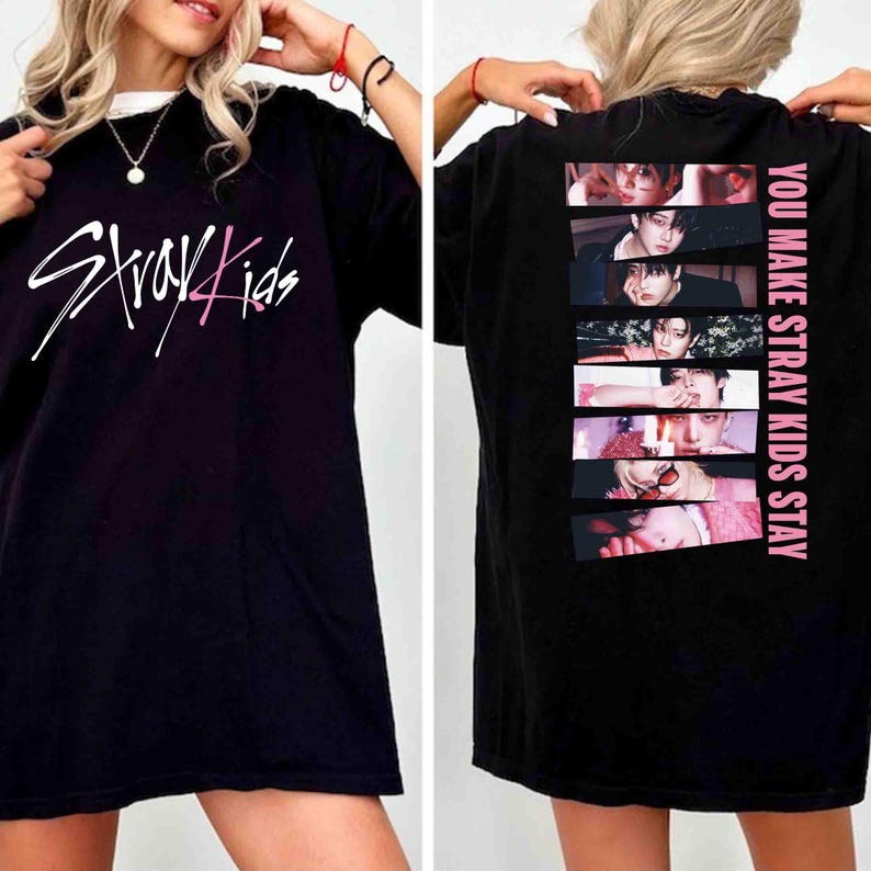 Футболка Stray Kids Do It 2 Sides, Футболка Stray Kids Dominate World Tour 2026, Футболка Stray Kids Kpop, Футболка с альбомом SKZ Do It, Футболка Stray Kids Stay 4XL