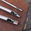 Oval Shape Leather Hole Punch Set for Belt Watch Band Craft Working Oblong Shape Punch Tool