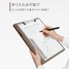 A4 Binder Clipboard PU Meeting Pad Clip Desk Pad Signature A4 Document Folder for Contract Office Supplies Folder, Bi-fold Leather, File, Folder,
