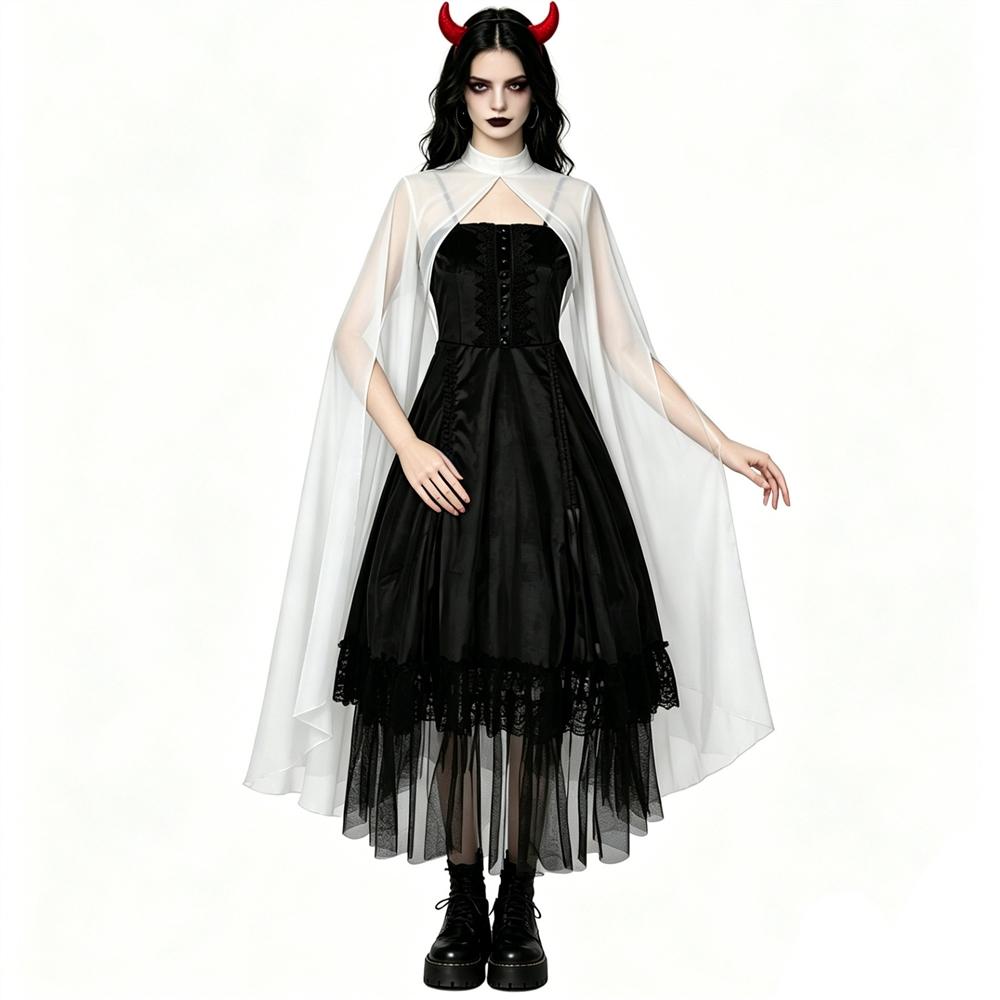 Adult Dark Style Female Witch Carnival Party Cosplay Performance Halloween Costumes