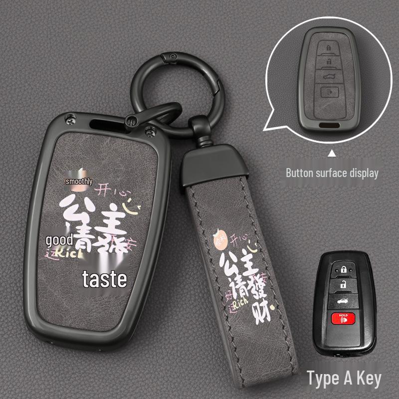 Key Cover for Toyota Camry, Corolla, RAV4, Highlander, CHR, and Asia Dragon Models