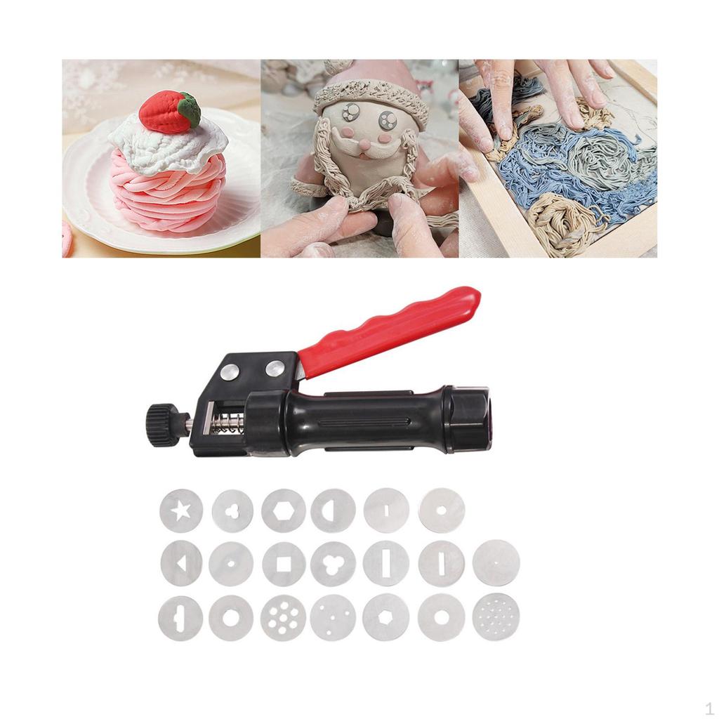Soft Clay Extruder Sugar Paste Cake Decorating Tools Different Patterns Discs for Ceramic