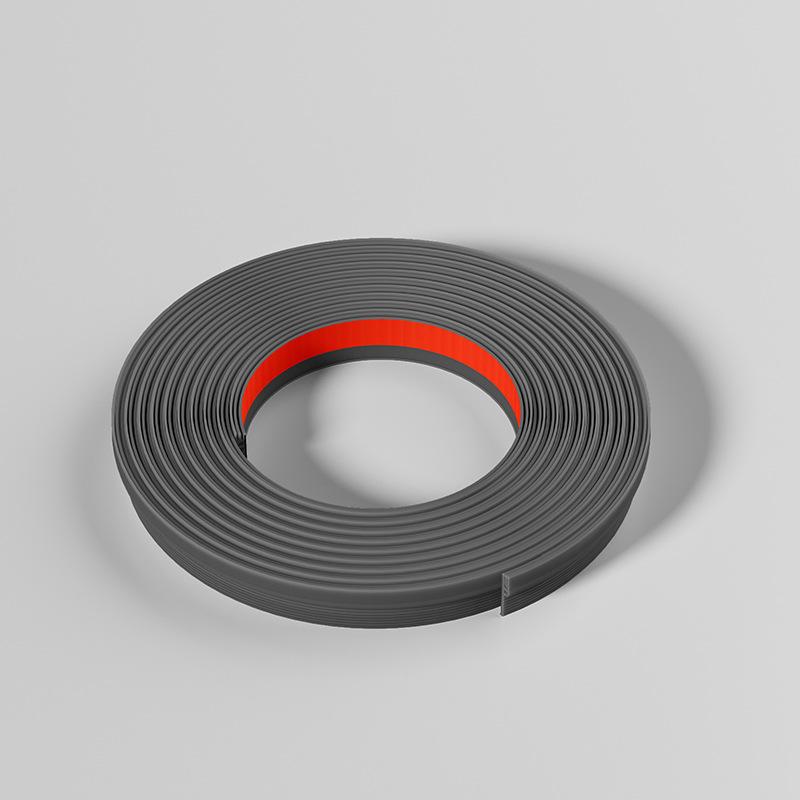 

1PC 2M/78.74in TPE Sliding Window Seal Strip Self Adhesive Triple Sound Insulation Windproof Anti-Cold Weatherstrip Tape темно-сірий