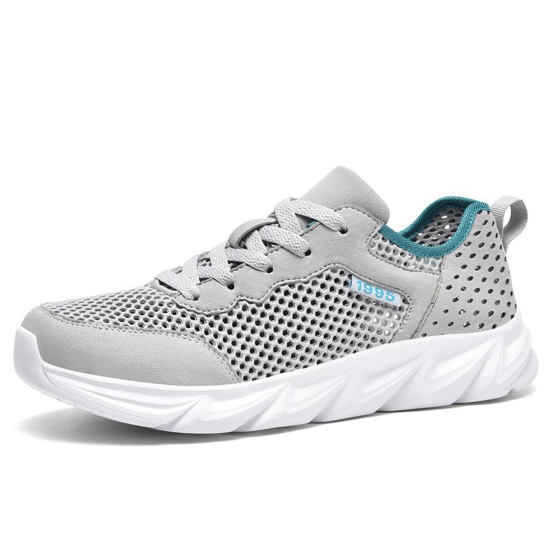 

Мужские кроссовки Мужская обувь Повседневная сетчатая дышащая мужская обувь Тренажерный зал Спортивная обувь для бега для мужчин Обувь Уличная одежда для мужчин Уличная повседневная обувь 44 серый