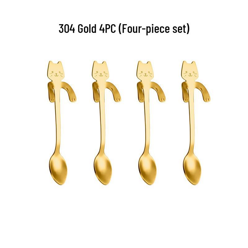 Милые мультяшные кофейные ложки для подвешивания (4-Pack)