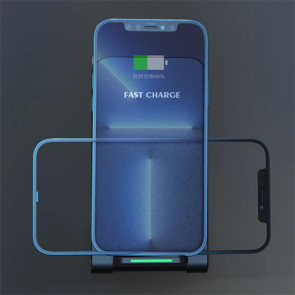 Wireless Charger Smart Phones Charging Base Safety Protection Folding Charging Stand Compatible For IPhone 15 14 13 12 Pro Max 11