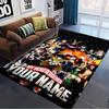 Name Custom My Hero Academia Carpet Rug for Living Room Bedroom Home Sofa Decoration,Kids play Non-slip Floor Mat