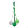 3 Pieces Sisal Ball for Cats Pet Toy Hanging Rope Interactive Jute Scratching Post Suitable