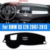 For BMW X5 E70 With Display 2007-2013 Car Dashboard Mat Dash Cover Central Control Pad Nonslip Cape Sunshade Accessories 2012