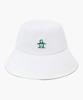 Meonsingweeo Women'S Signature Ribbon Bucket Hat White Mr322Lcp73