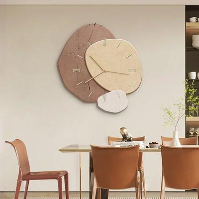 Modern Silent Wall Clock Simple Design Creative Home Decor Good Luck Living Room Hanging Timepiece