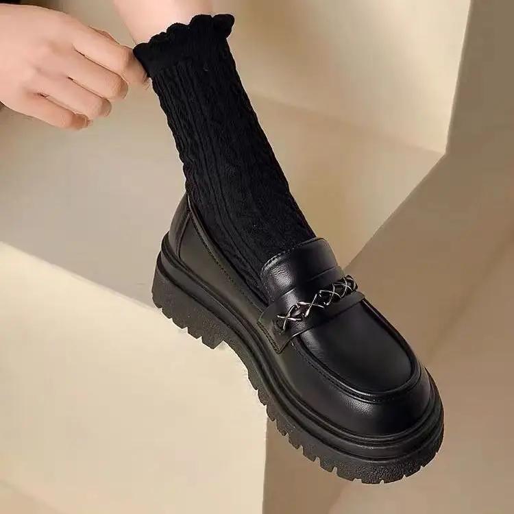 Fashion Platform Ladies Pumps Non Slip Loafers Women's Shoes Luxury On Offer Shoe Hot Trendy And Low Price Quick Delivery Brand Sale