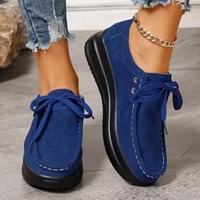 Scarpe Piatte Casual Traspiranti alla Moda Donna Signora Piattaforma Leggera Oscillante Dimagranti