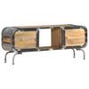 TV Cabinet 110x30x42 Cm Solid Mango Wood