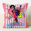 Drawing Graffiti Backrest Square Office Pillow Cover Funny Graffiti Pillow Home Sofa Cushion Cover
