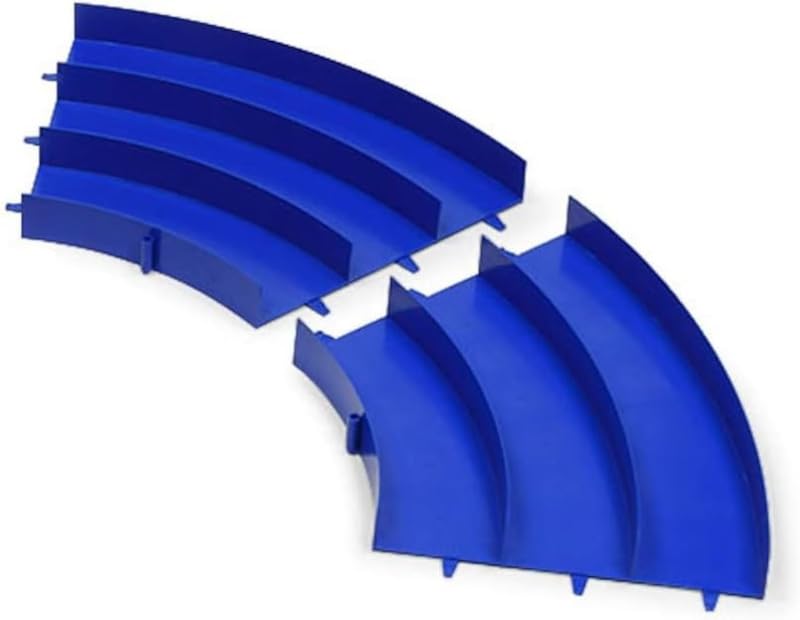 TAMIYA Mini 4WD Special Limited Japan Cup Junior Circuit Curve Set of 4 each 69578 (Blue/Red) (Mini 4WD)