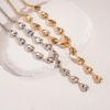 Folded Irregular Triangle Pea Collarbone Chain Personality Premium Necklace