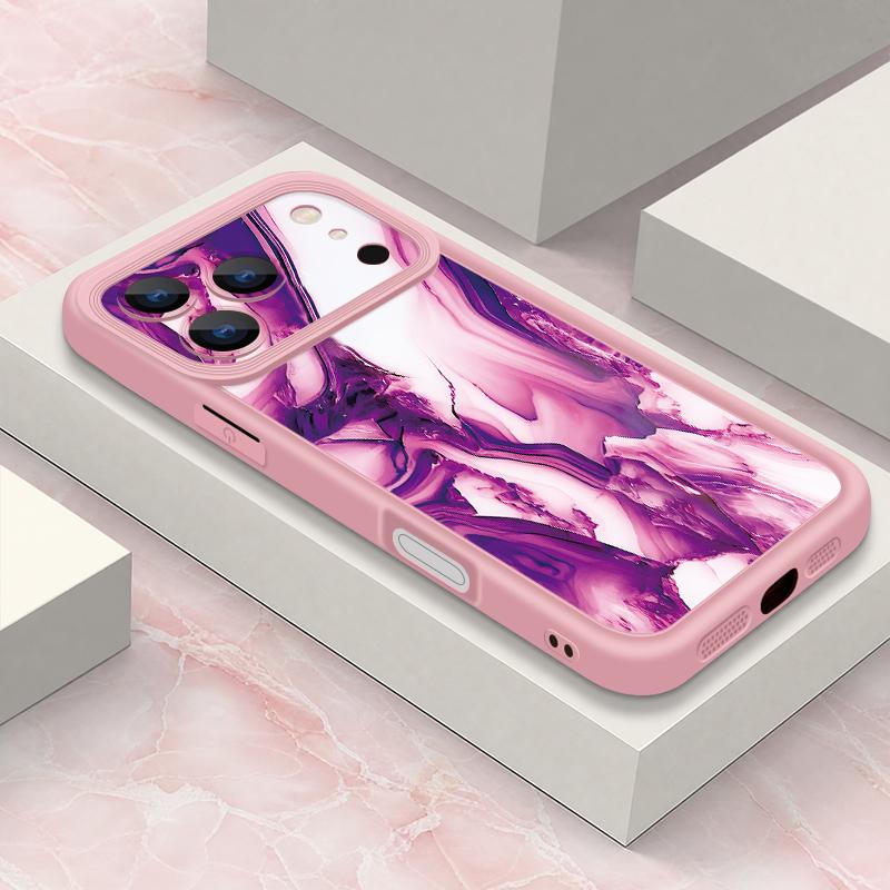 Marble Pattern Phone Case For iPhone 17 Pro Max Shockproof Bumper Soft Cover For iPhone 16 15 14 13 Pro Max 16E 17E