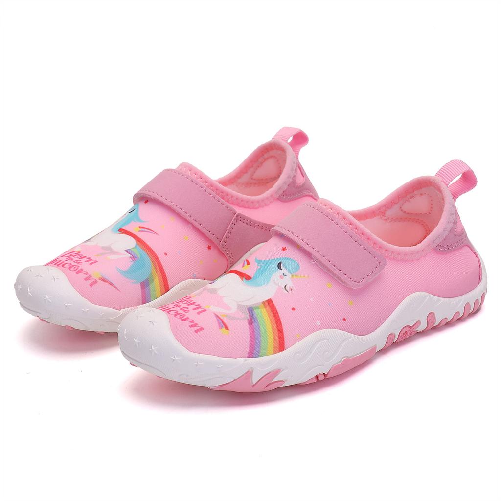 New platform beach shoes children's unicorn creek shoes snorkeling diving shoes swimming shoes barefoot skin soft shoes